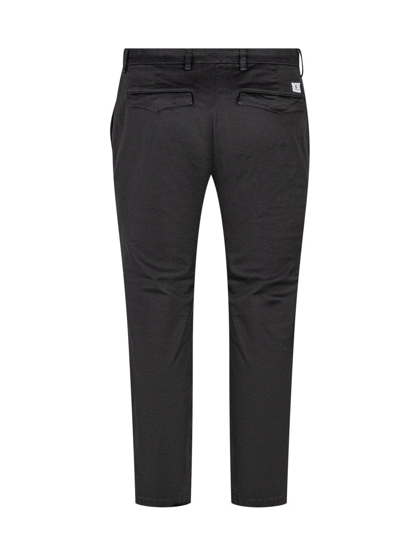 Black Slim Chino Trousers 2