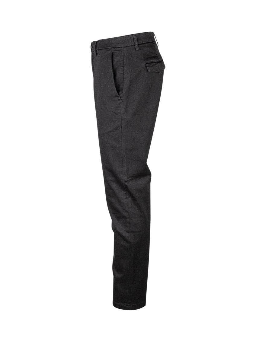 Black Slim Chino Trousers 3