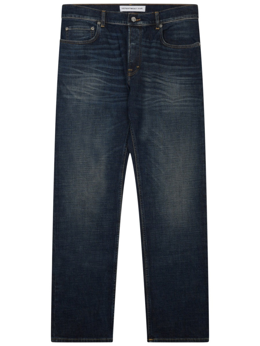 Blue Mid Rise Jeans 1