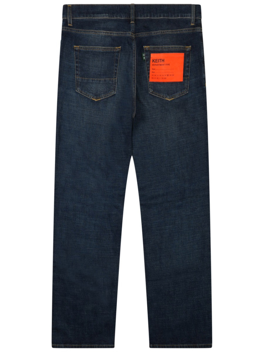 Blue Mid Rise Jeans 2