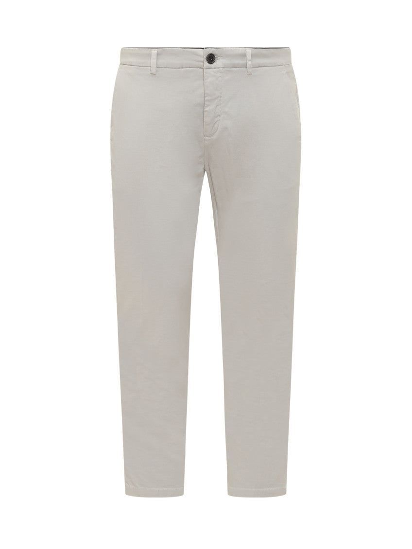 Grey Flat Front Pants 1