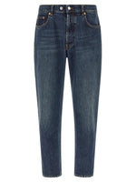 Blue Mid Rise Jeans 1