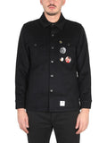 Black Shirt Collar Jacket 1