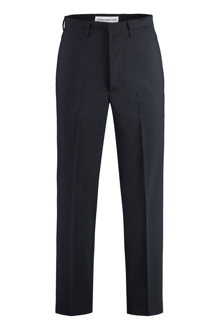 Dark Navy Straight Pants 1