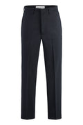 Dark Navy Straight Pants 1
