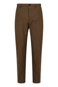 Brown Slim Chino Pants 1