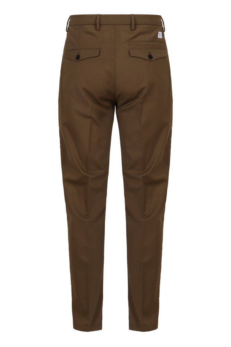 Brown Slim Chino Pants 2