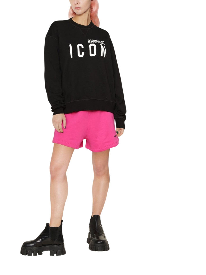 Black Logo Crew Neck Sweatshirt 2