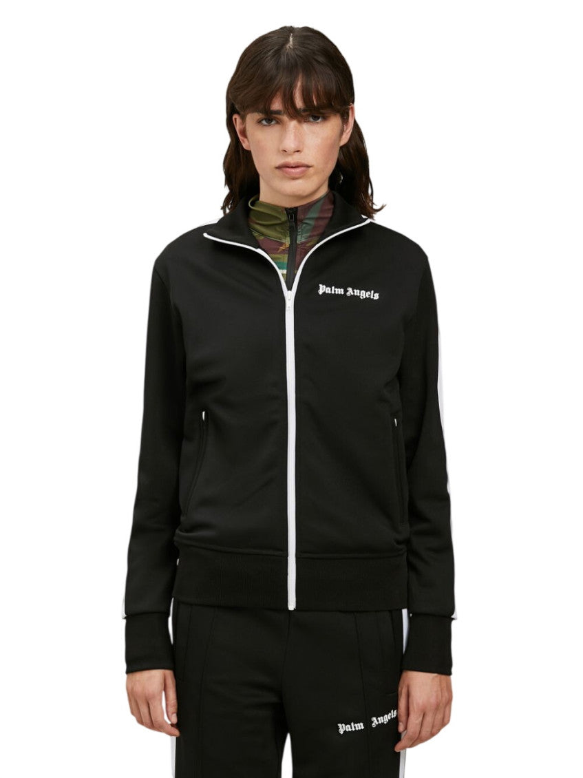 Black Logo Mock Collar Sweatshirt 2