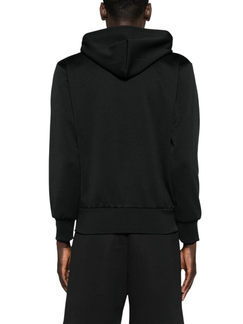 Black Logo Hood Sweatshirt 2