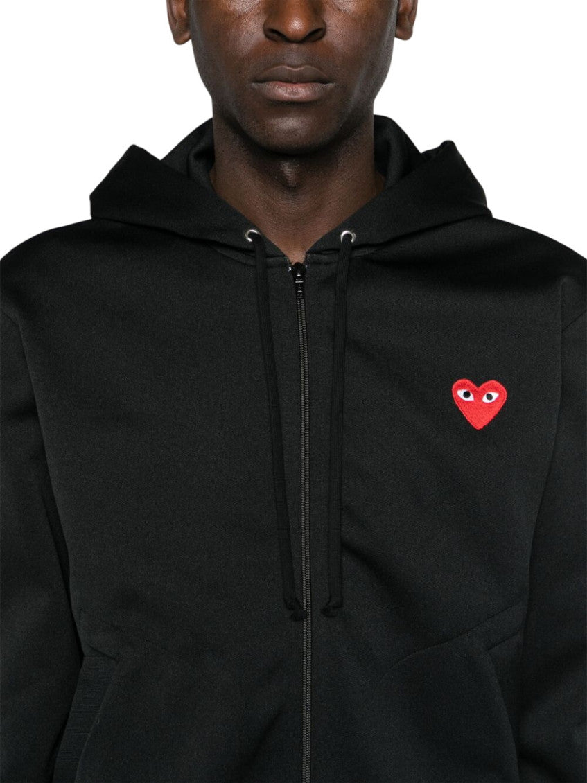 Black Logo Hood Sweatshirt 3