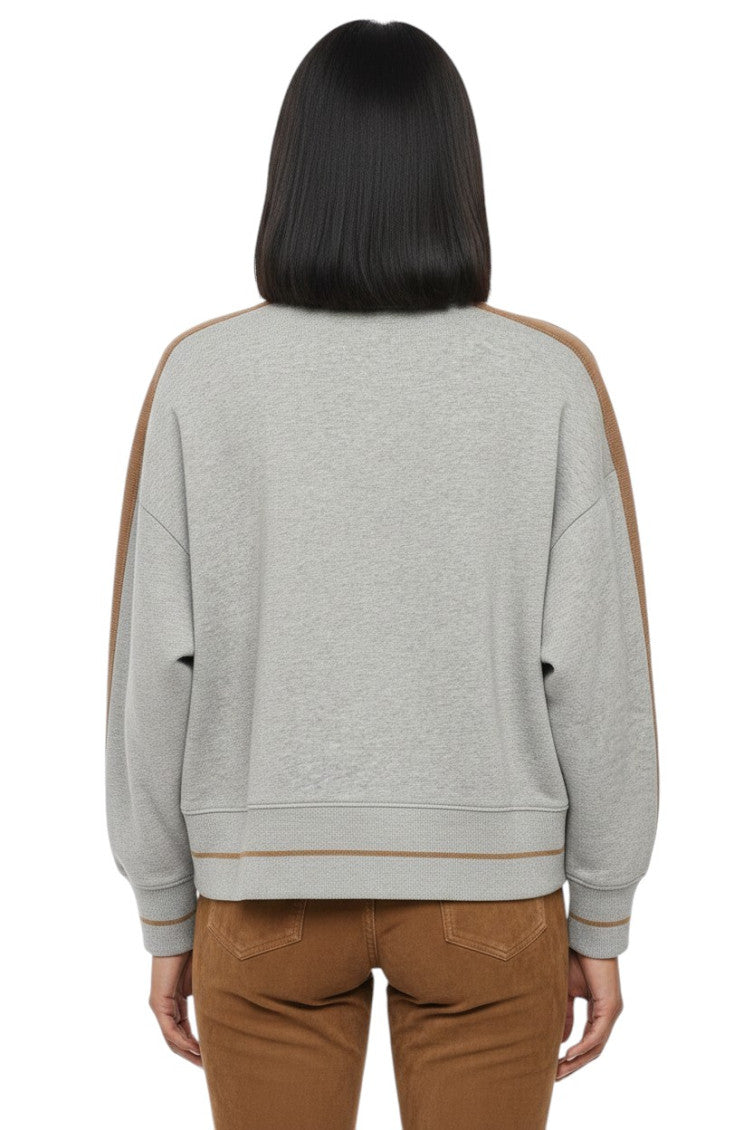 Grey Logo Crew Neck Sweatshirt 2