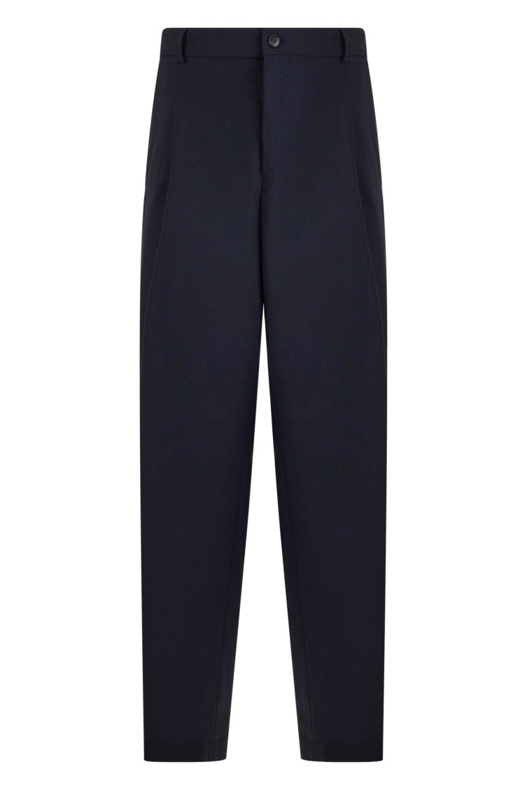 Dark Blue Relaxed Trousers 1