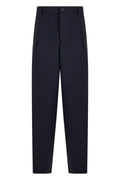Dark Blue Relaxed Trousers 1