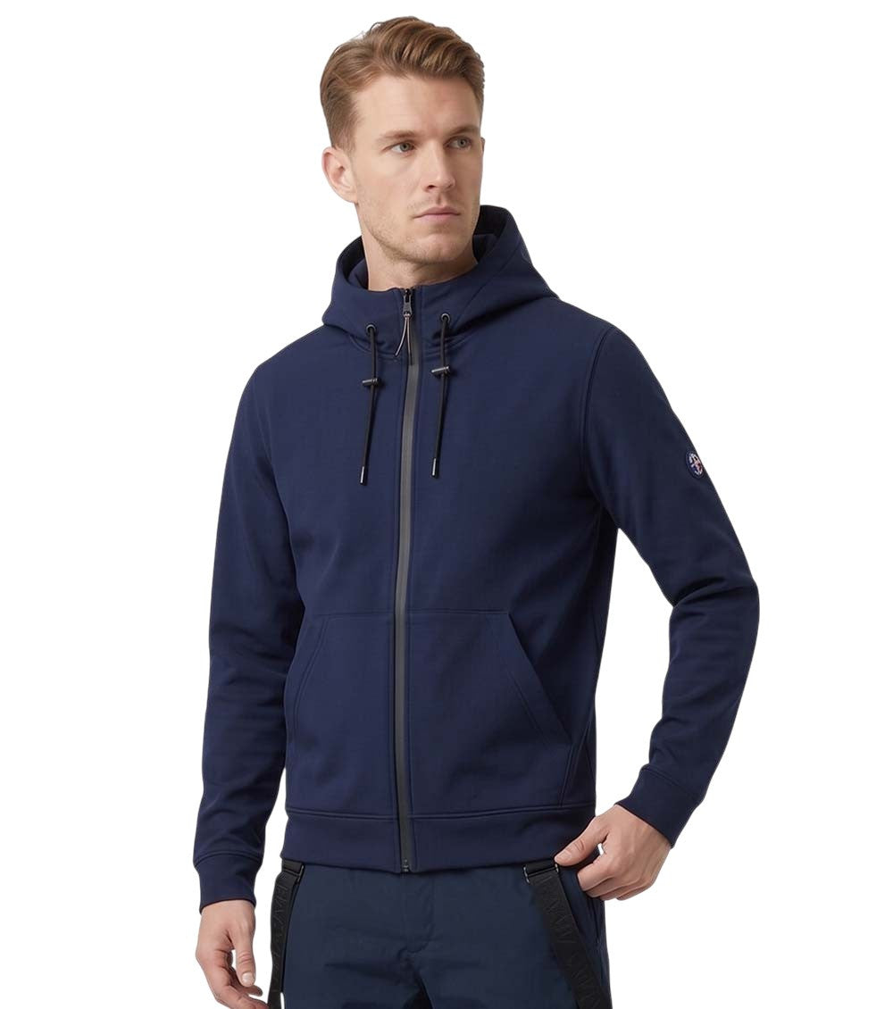 Navy Blue Hooded Jacket 1