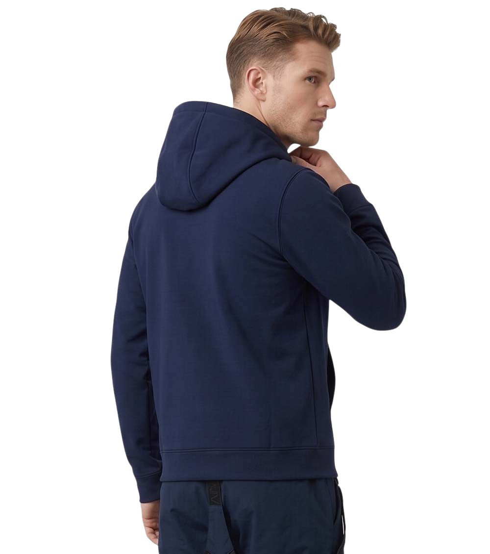 Navy Blue Hooded Jacket 2