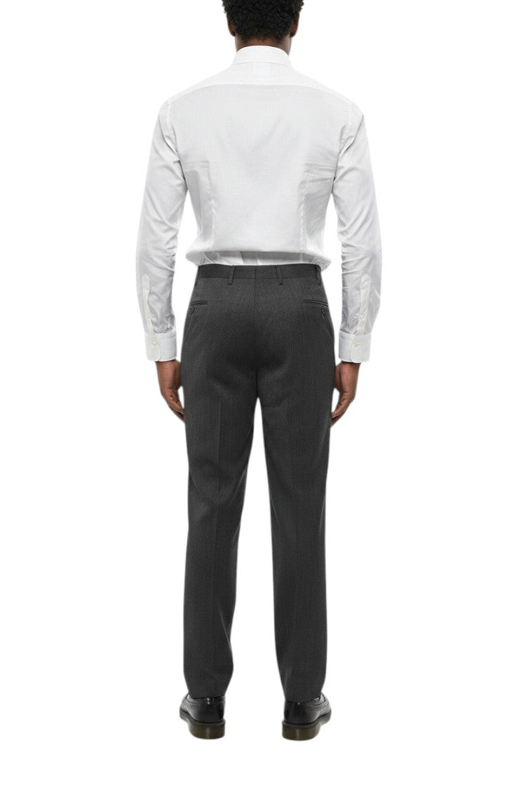 Dark Grey Regular Pants 2