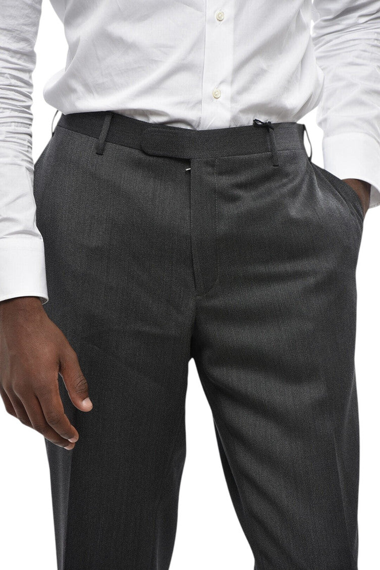 Dark Grey Regular Pants 3