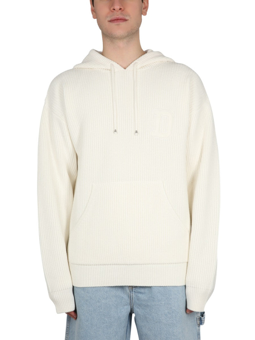 Off White Relaxed Hoodie 1