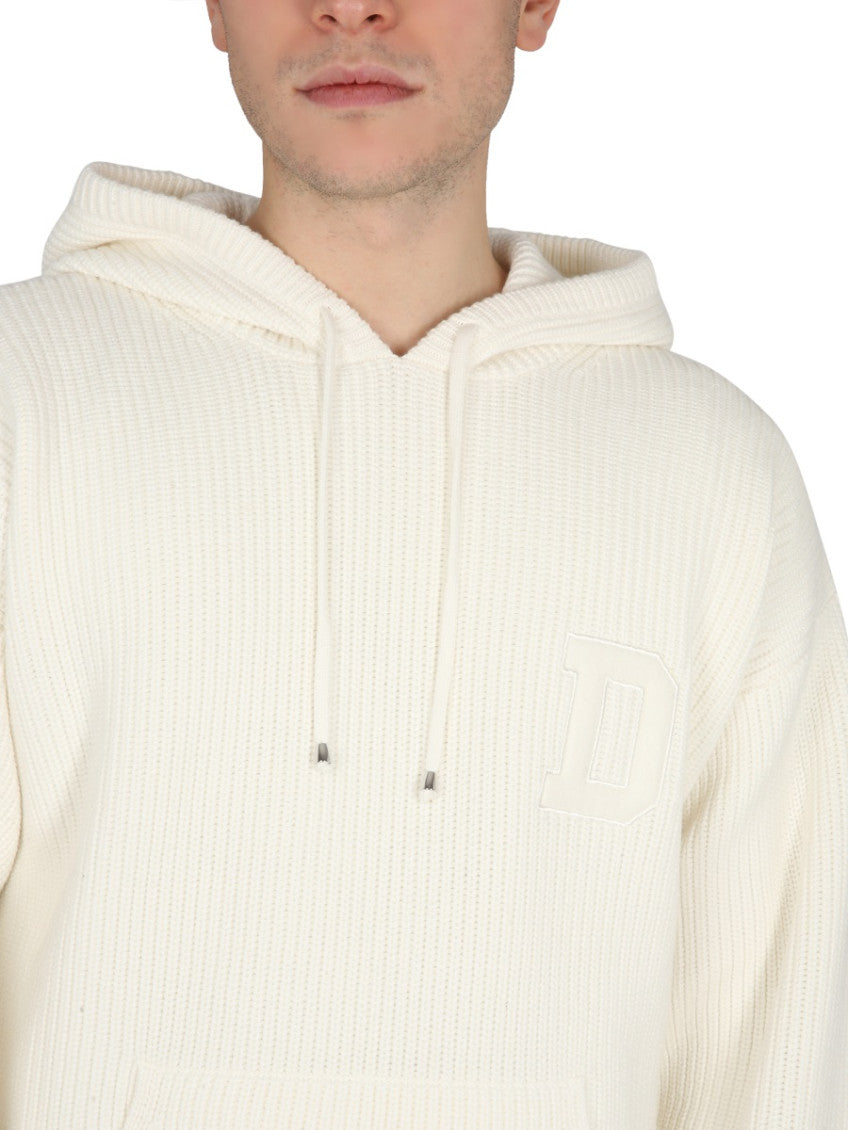 Off White Relaxed Hoodie 4