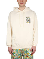 Light Beige Logo Hoodie 1