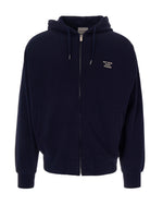 Navy Blue Zip Up Hoodie 1