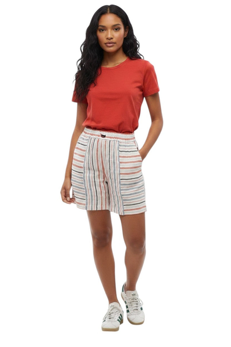 White Stripes Shorts 1