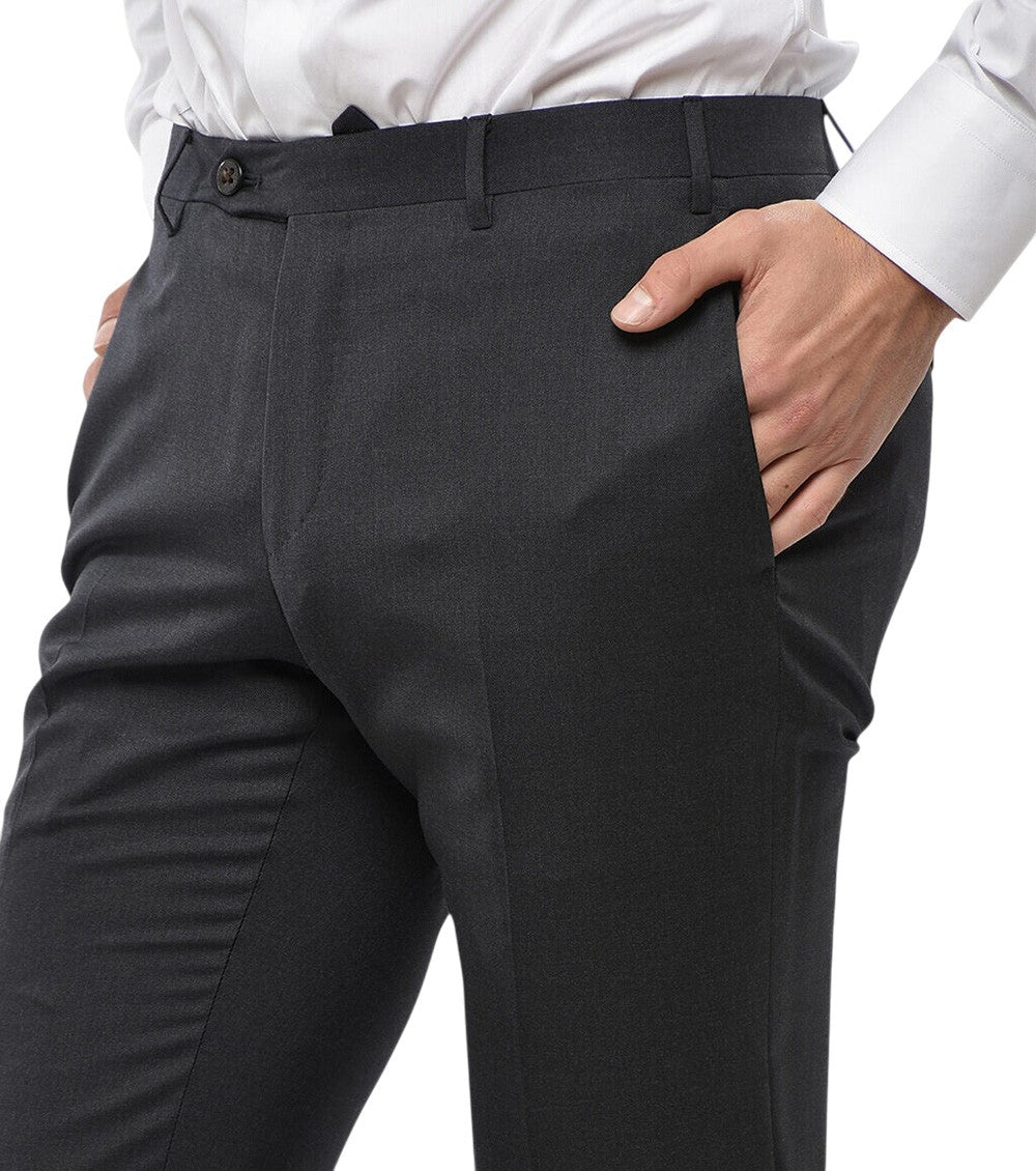 Dark Grey Tailored Pants 3