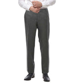 Grey Flat Front Pants 1