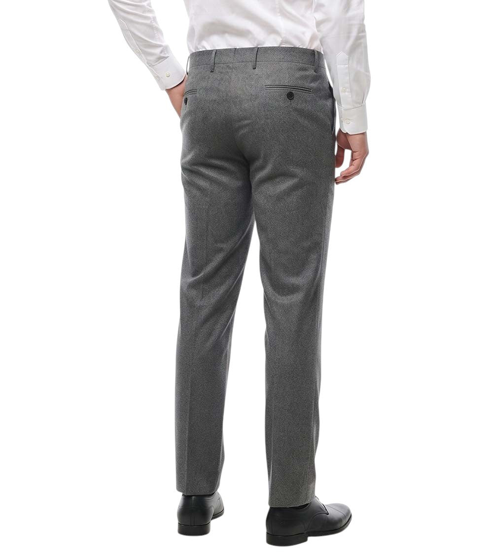 Grey Flat Front Pants 2