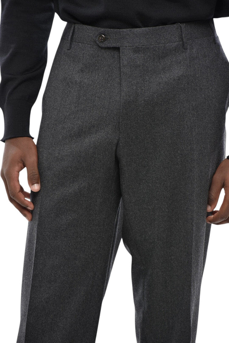 Dark Grey Regular Pants 3