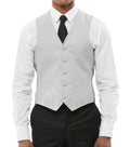 Light Grey Solid Waistcoat 1