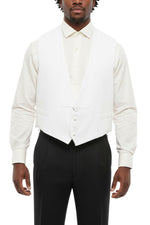 White Honeycomb Knit Waistcoat 1