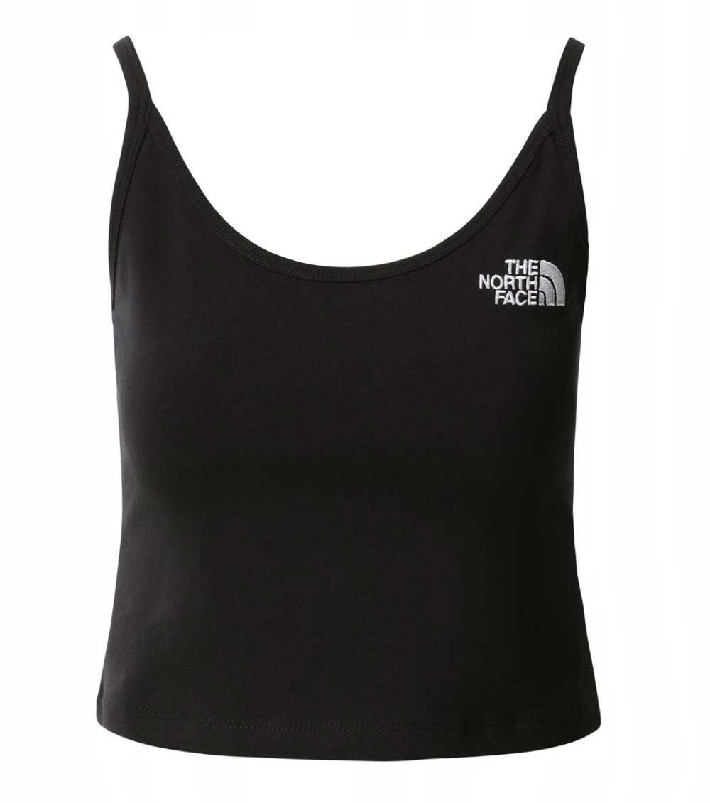 Black Logo Scoop Neck Top 1