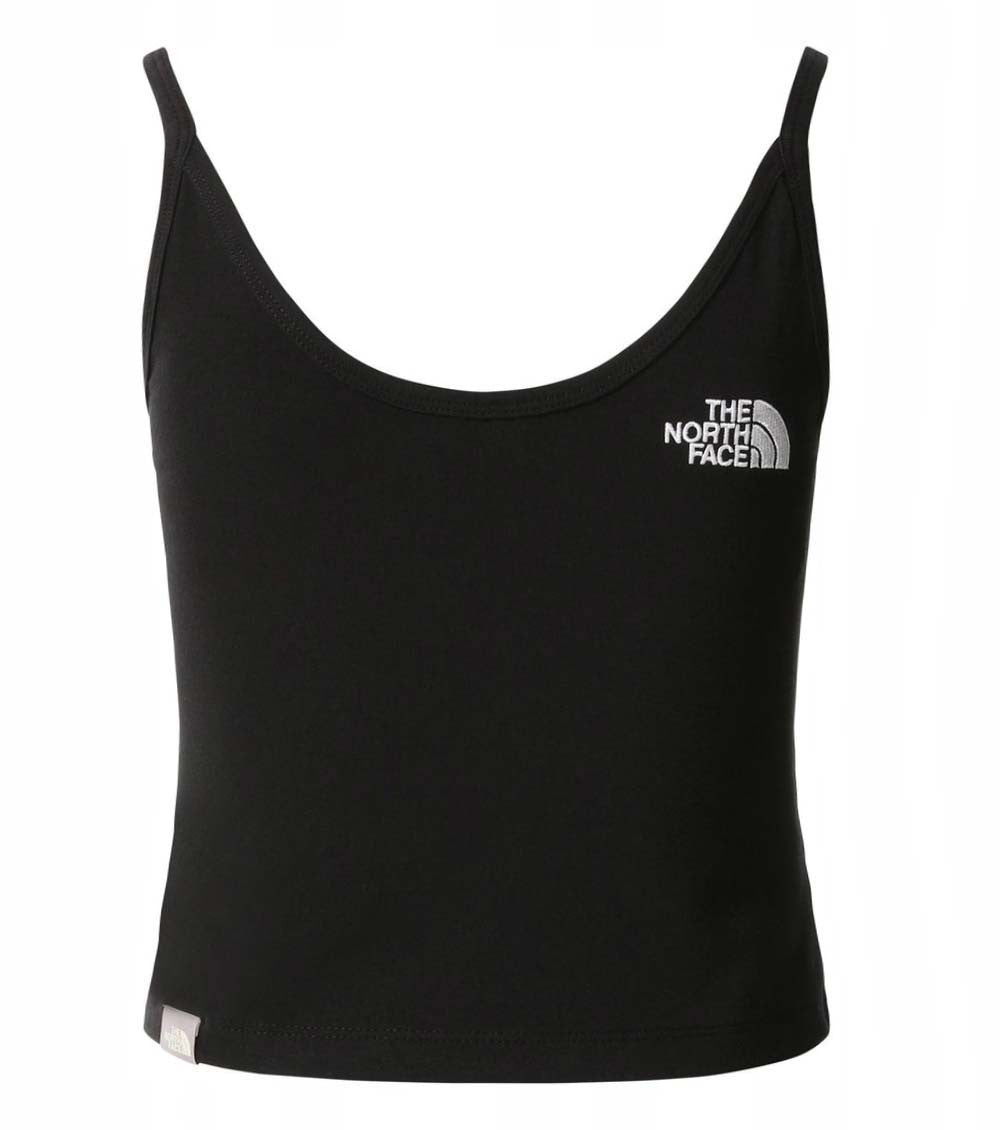 Black Logo Scoop Neck Top 2