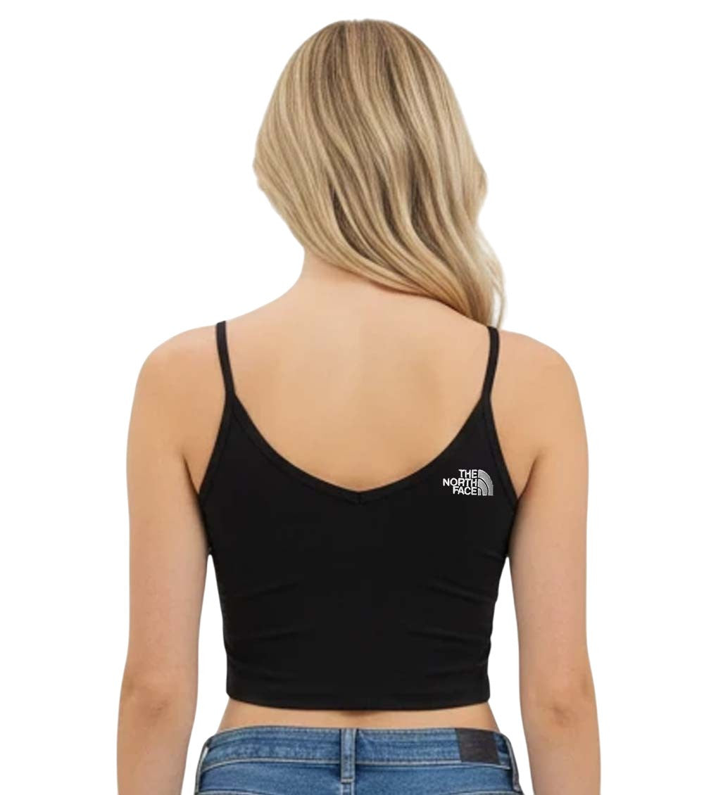 Black Logo Scoop Neck Top 3