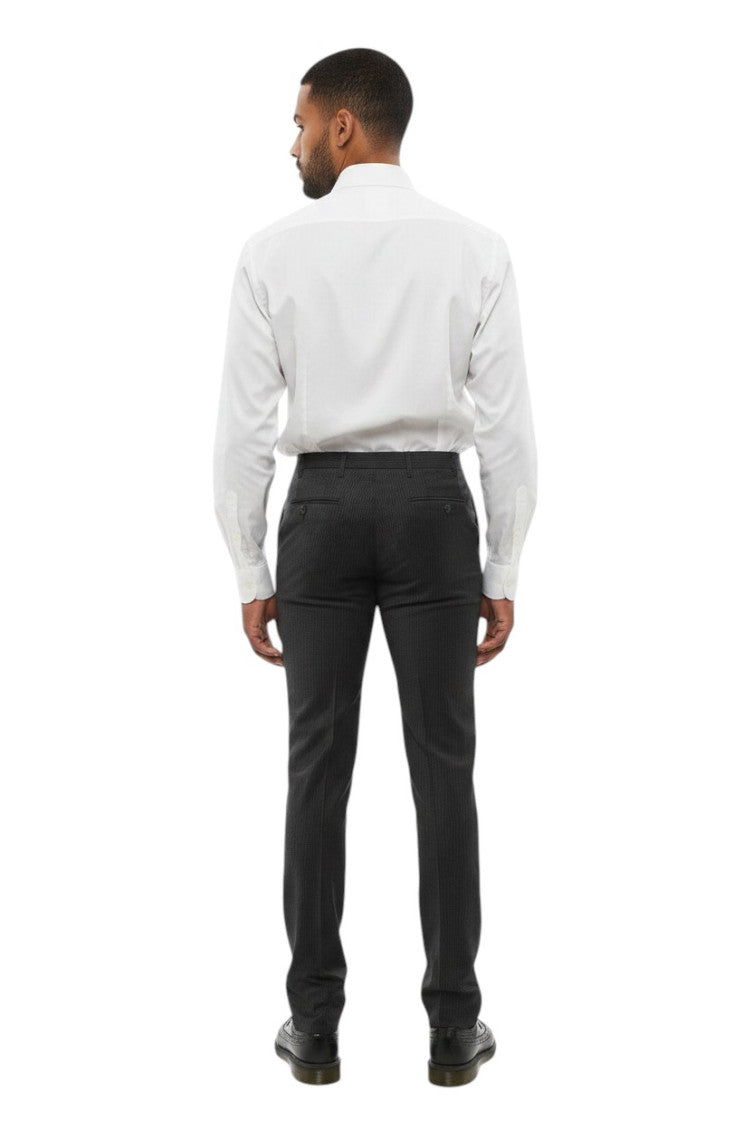 Dark Grey Tailored Trousers 2