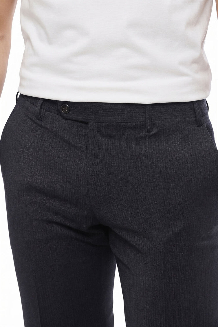 Dark Blue Slim Pants 3