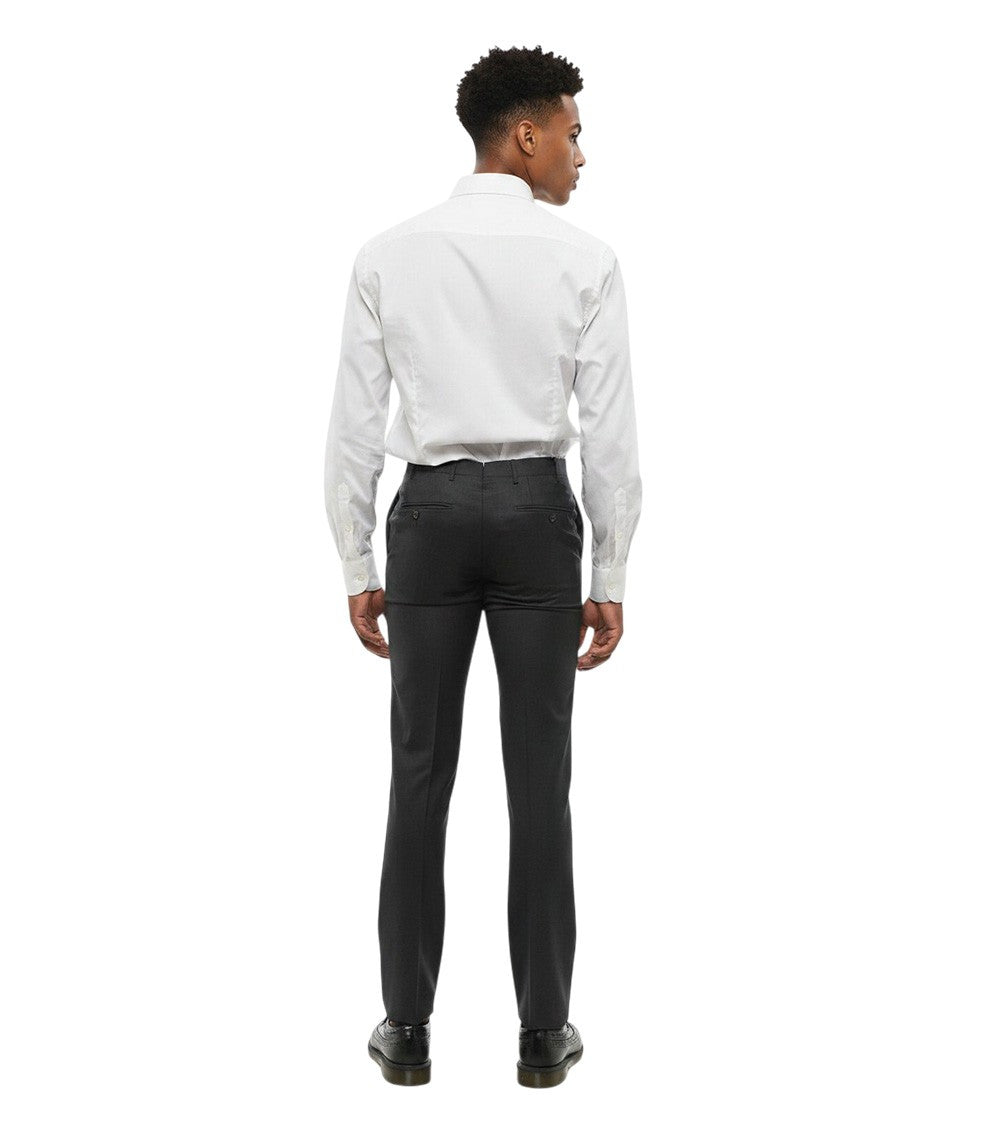 Dark Grey Slim Pants 2