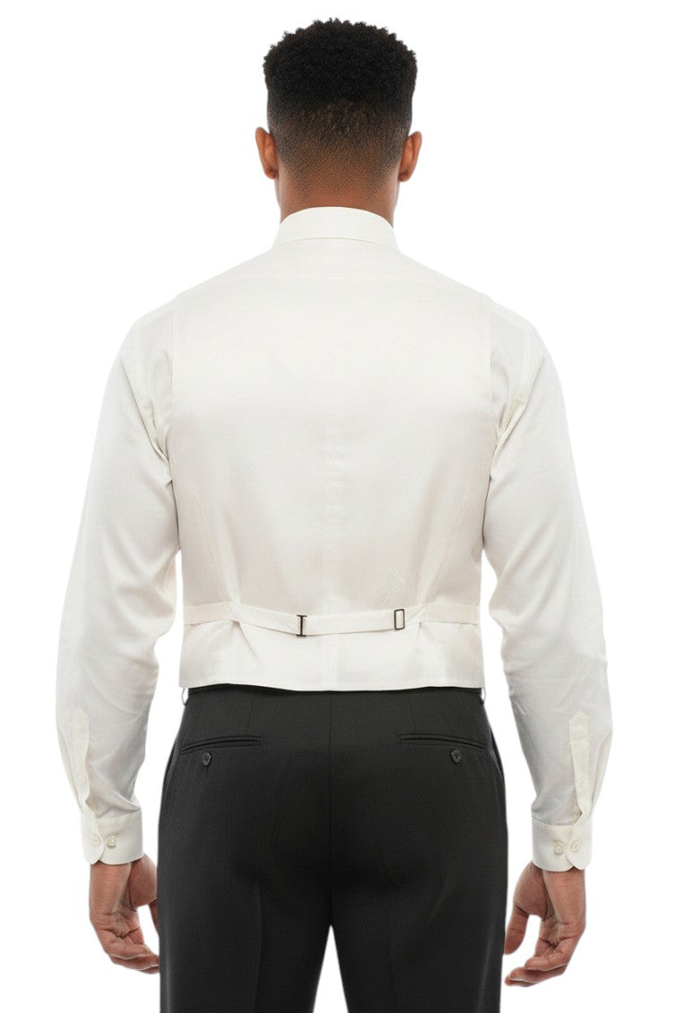 White Honeycomb Waistcoat 2