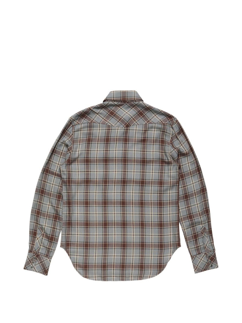 Grey Regular Check Shirt 2