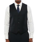 Navy Blue Solid Waistcoat 1