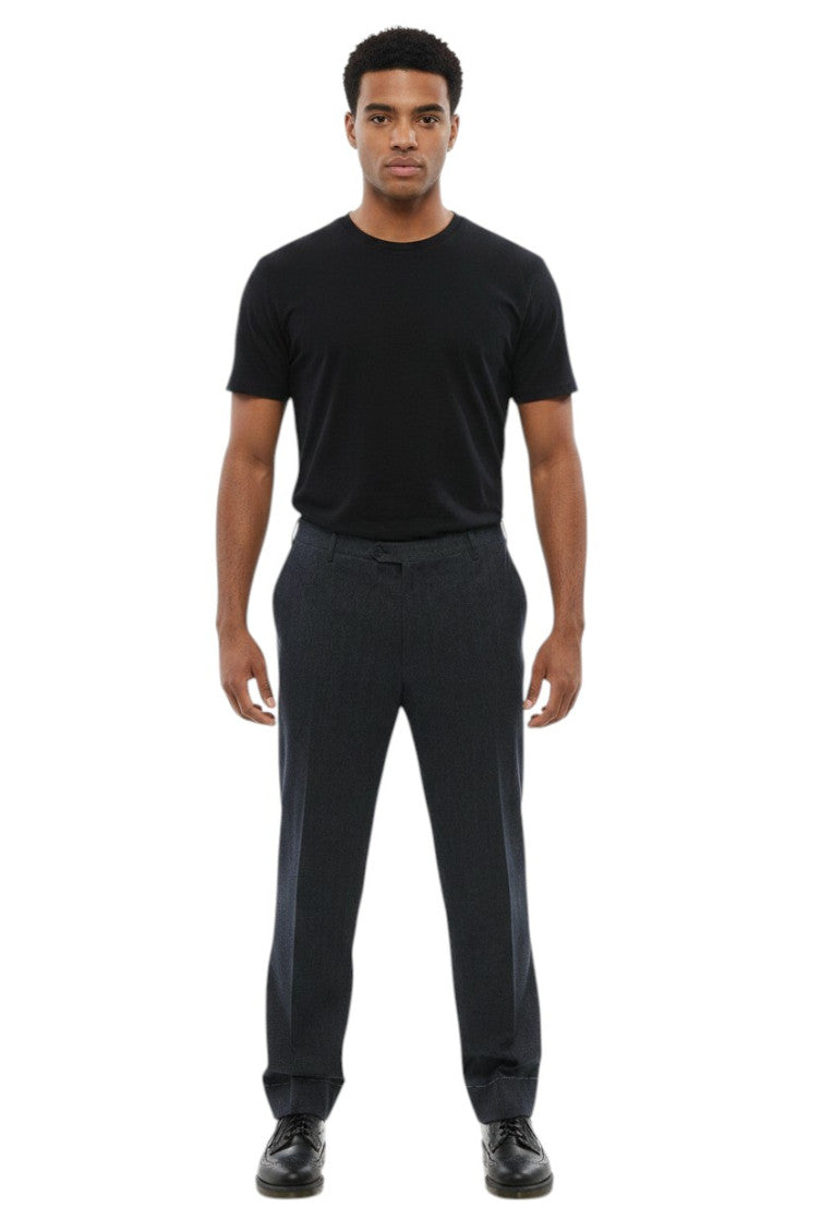 Dark Blue Tailored Pants 1