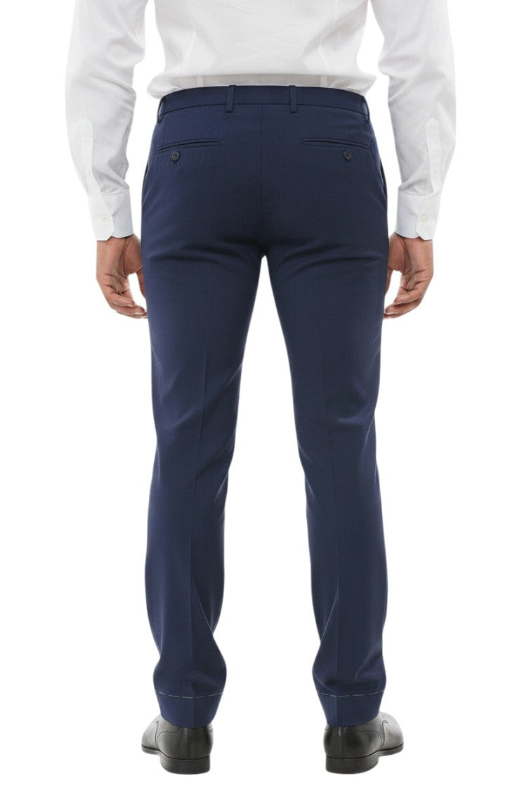 Navy Blue Tailored Trousers 2
