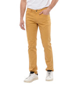 Yellow Flat Front Pants 1