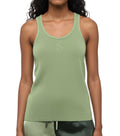 Green Textured Scoop Neck Top 1