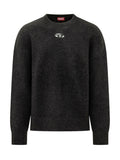 Black Crew Neck Logo Sweater 1