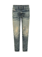 Blue Skinny Mid Rise Jeans 1