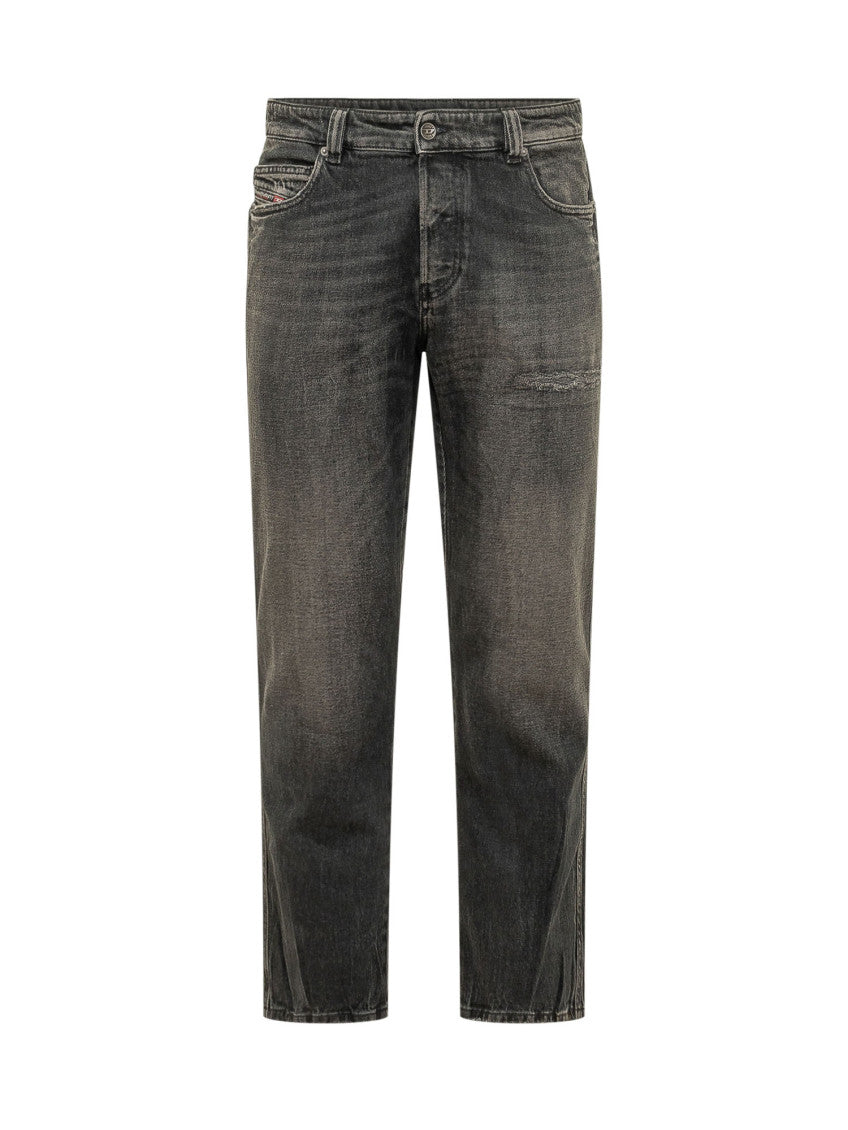 Dark Grey Mid Rise Jeans 1