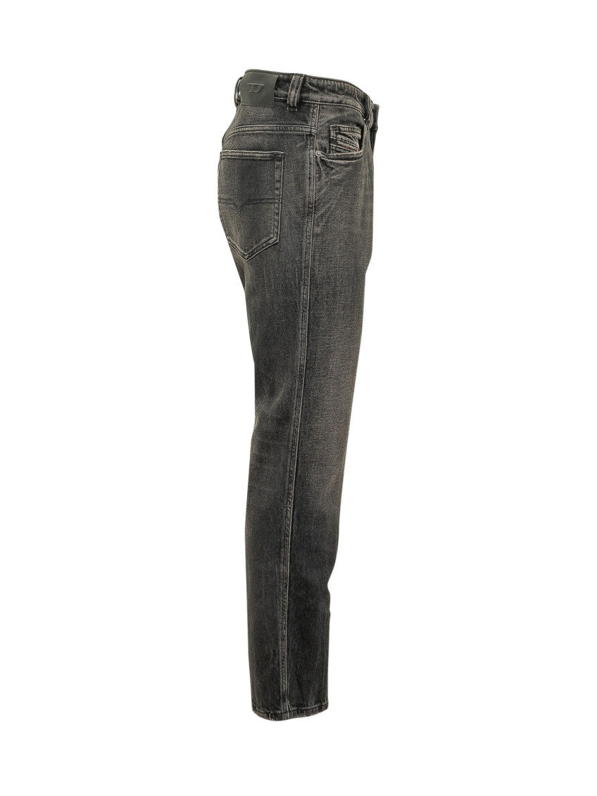 Dark Grey Mid Rise Jeans 3